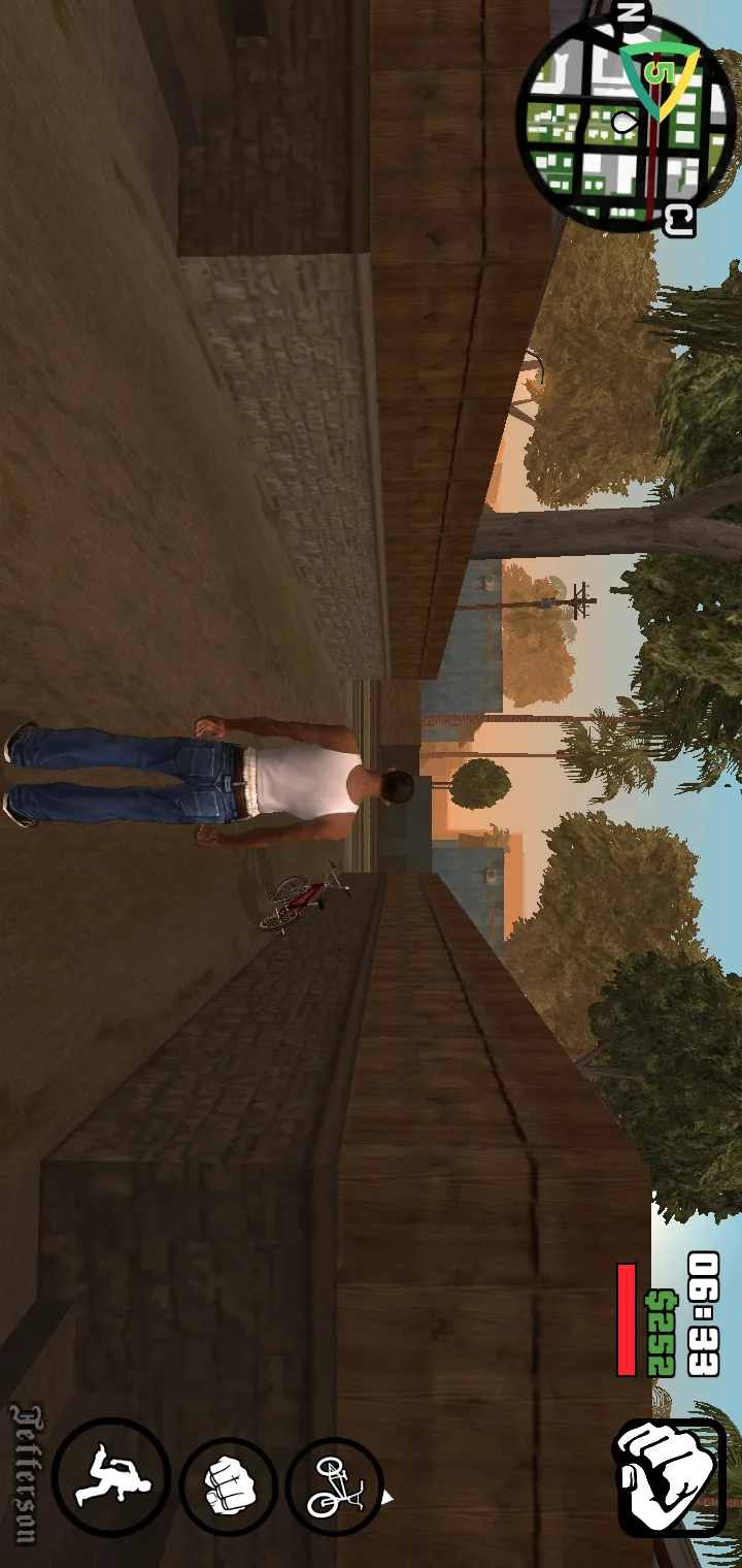 GTA San Andreas Android map exploration screenshot